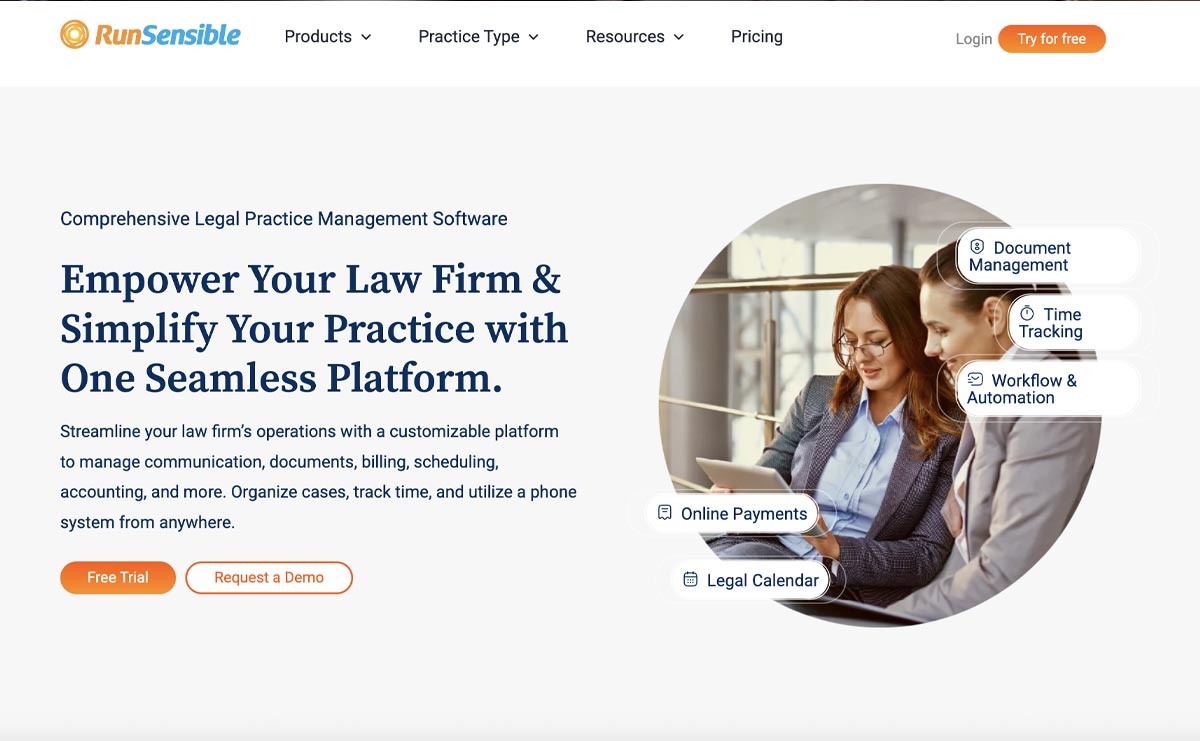 Premier Software Directory, Research.com, Recognizes RunSensible as Top Legal Practice Management Solution