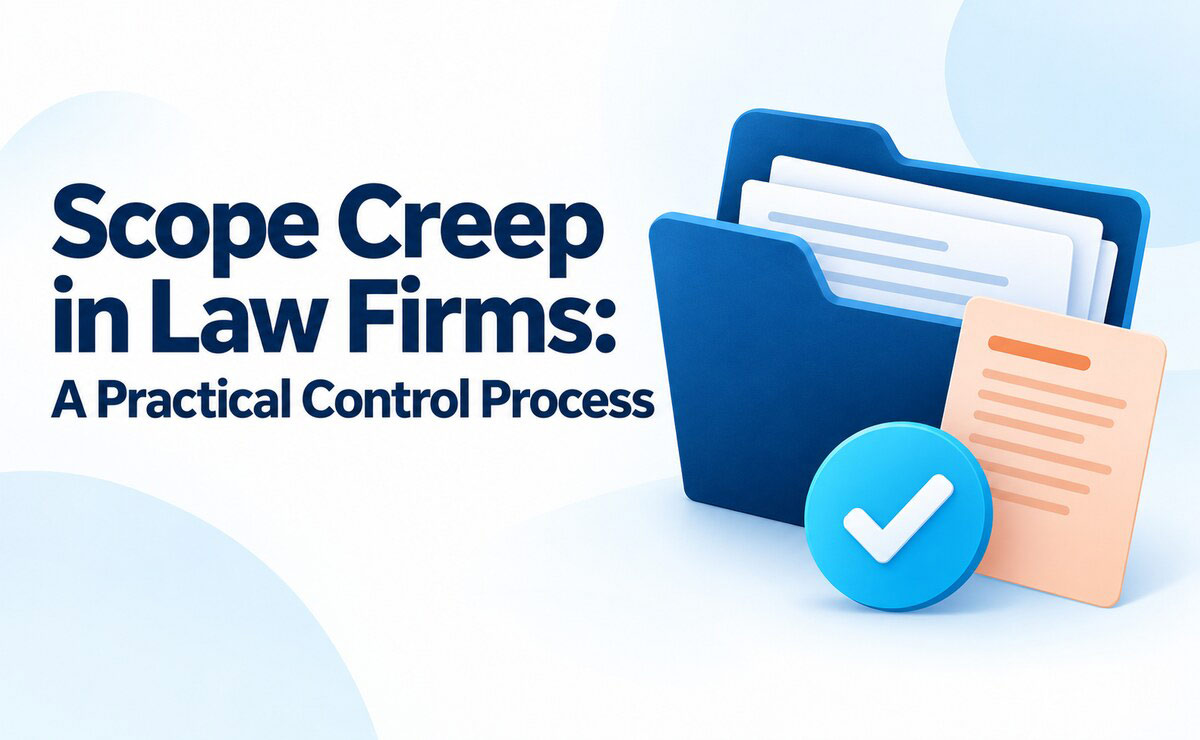 Scope Creep in Law Firms: A Practical Control Process