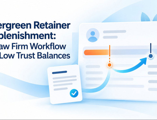 Evergreen Retainer Replenishment: A Law Firm Workflow for Low Trust Balances