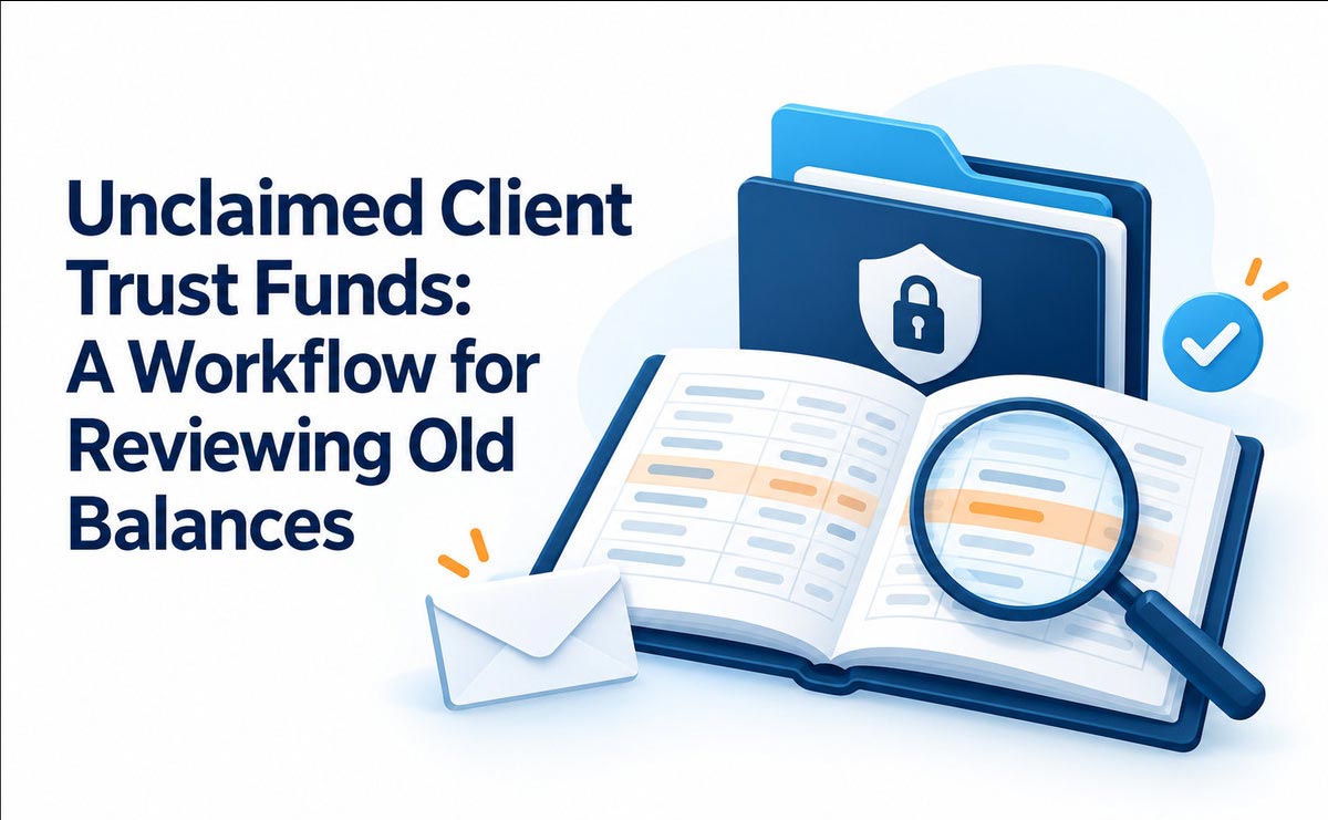 Unclaimed Client Trust Funds: A Workflow for Reviewing Old Balances